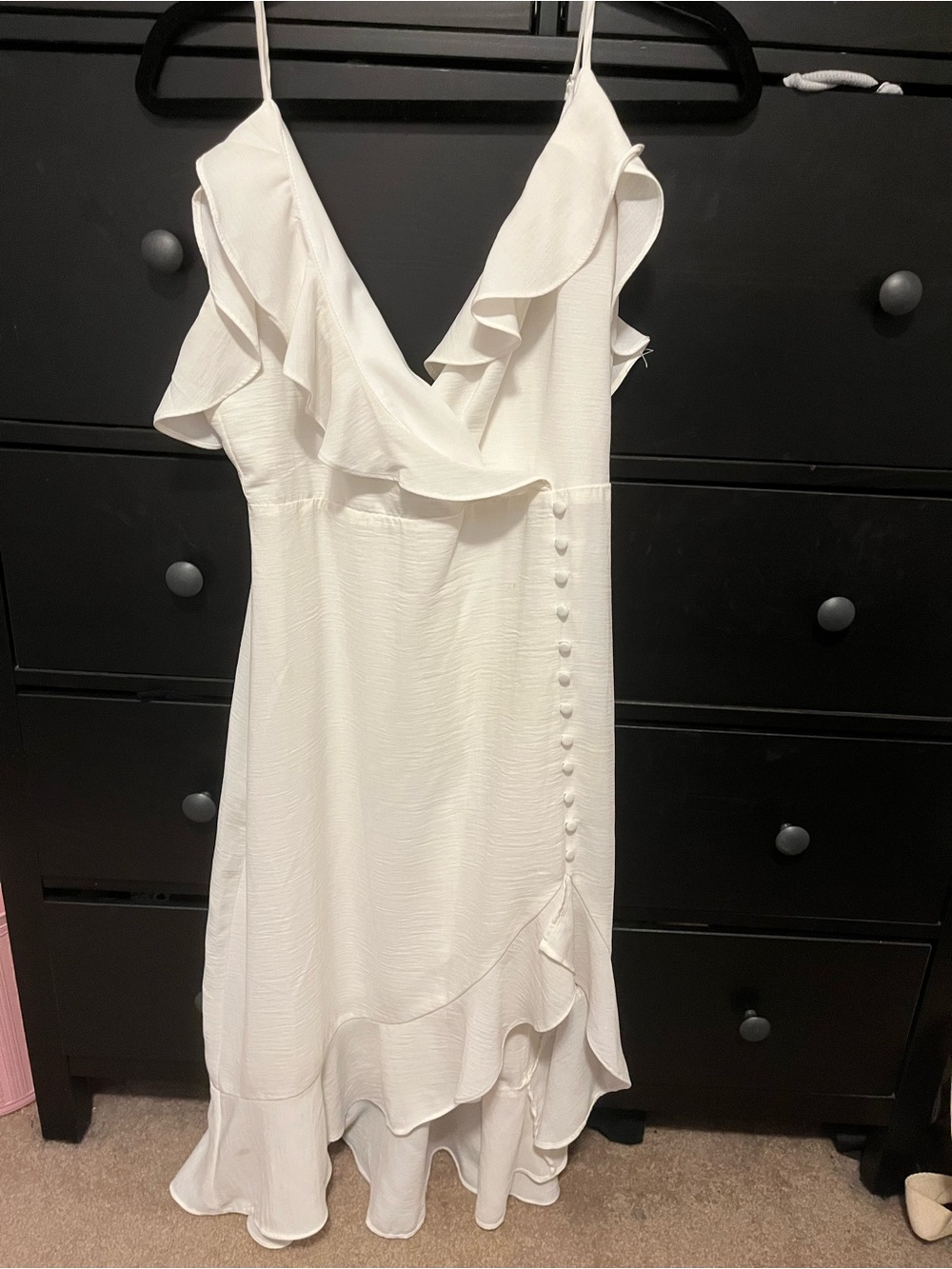 White Ruffle dress